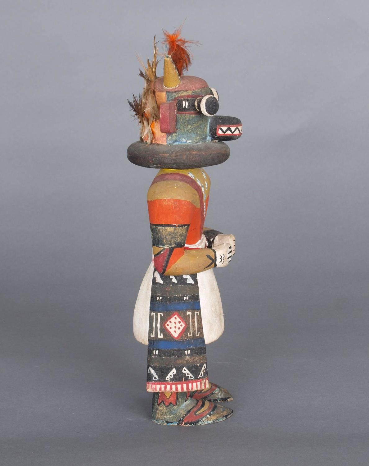 Rare Pair of Kachina Dolls by the Same Maker, Hopi 'Pueblo Indian' For