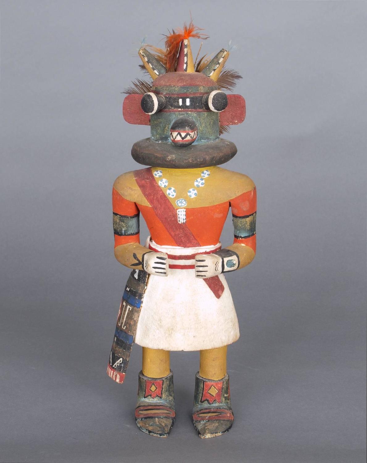 Rare Pair of Kachina Dolls by the Same Maker, Hopi 'Pueblo Indian' For Sale at 1stdibs