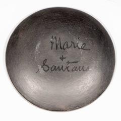 Maria Martinez Pottery Plate, San Ildefonso Pueblo, circa 1945