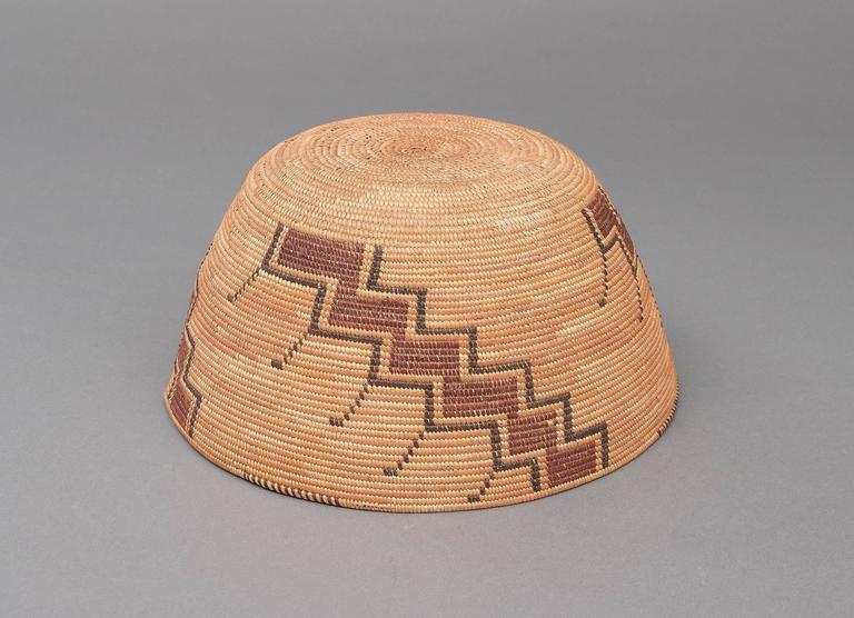Antique Native American Indian Basket, Yokuts (California), 19th