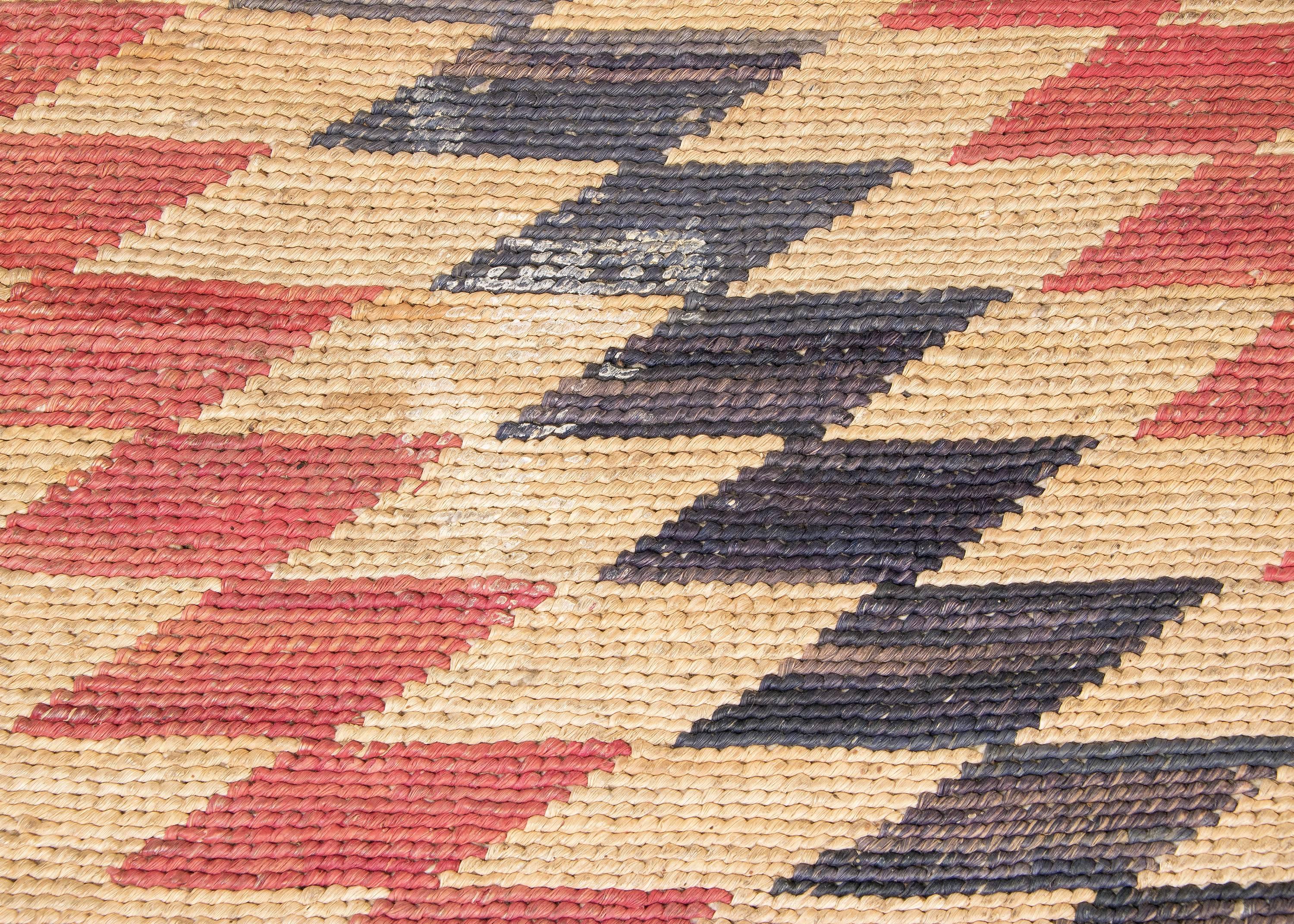 Hemp Native American Cornhusk Bag, Plateau, 19th Century