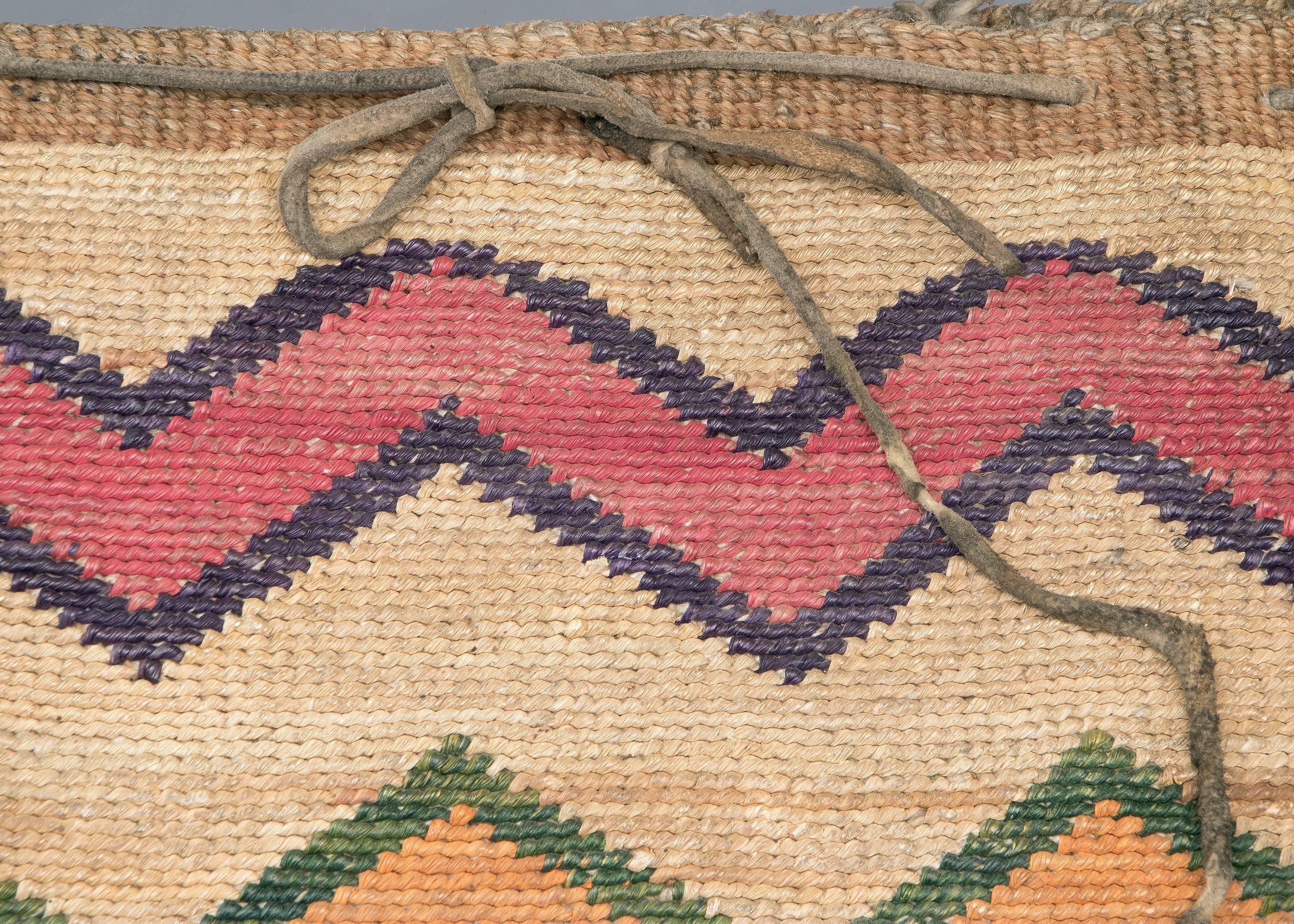 Native American Cornhusk Bag, Plateau, 19th Century 1