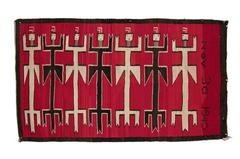 Vintage Navajo Rug, Pictorial Yei Weaving, 20th Century