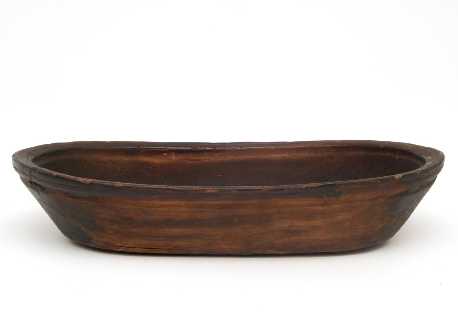 Antique Native American Carved Wooden Bowl, Eskimo/Inuit, 19th Century