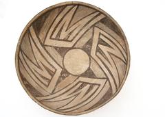 Pre-Historic Native American Southwestern Pottery Bowl, Mimbres, 1000-1200 CE