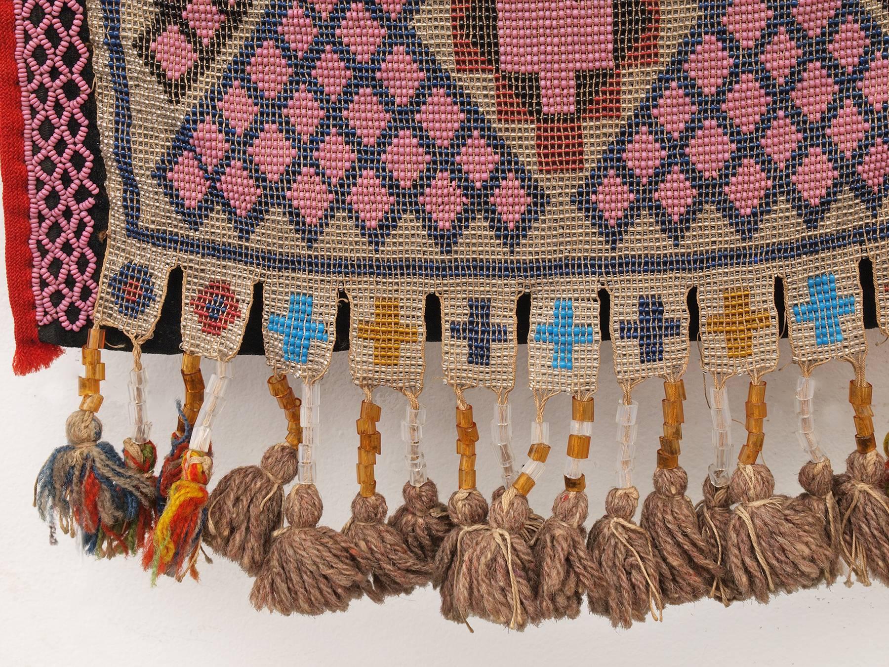 Pair of Beaded Bandolier Bags, Winnebago/Chippewa 'Ojibwa', 19th Century 1