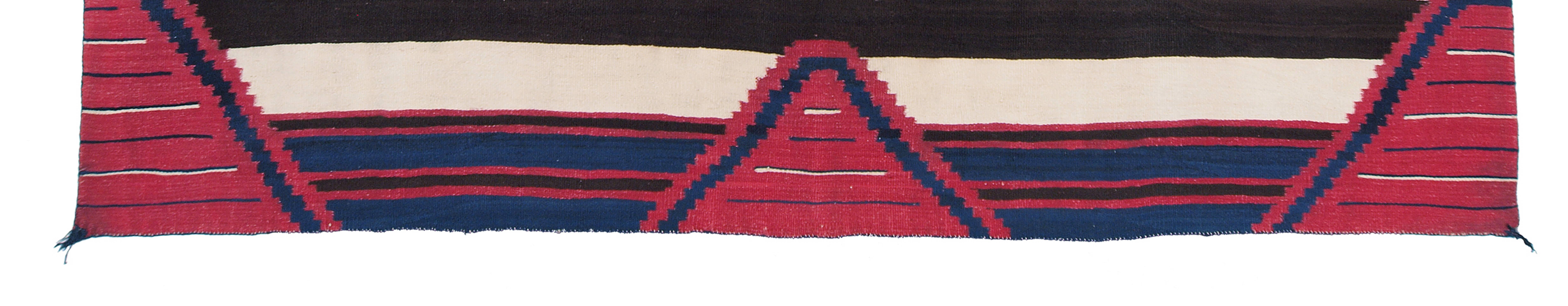 Woven Classic Period Navajo Chief's Wearing Blanket, circa 1865
