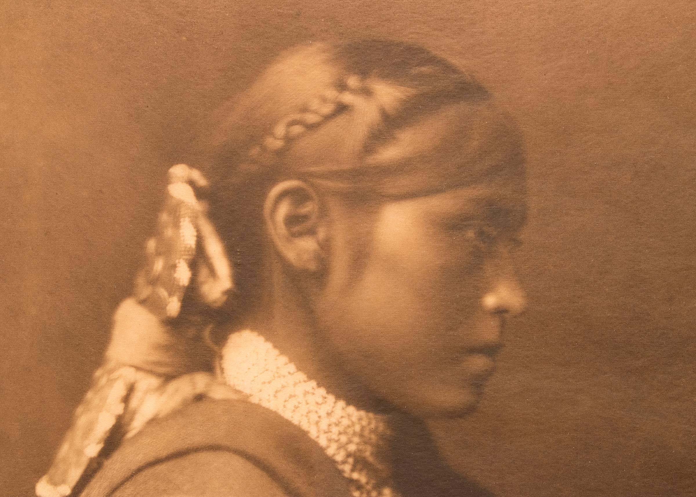 20th Century Edward S. Curtis - Sigesh (Apache Maiden) from the North American Indian Project