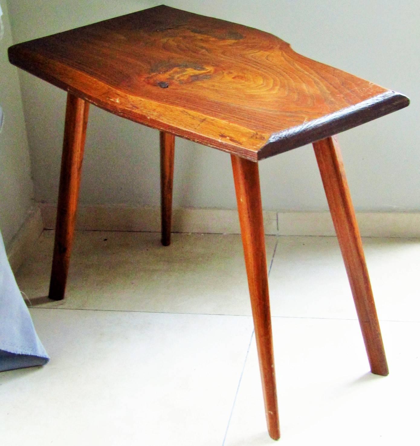 Mid-Century Modern Midcentury Side Table France 1960 Style Charlotte Perriand
