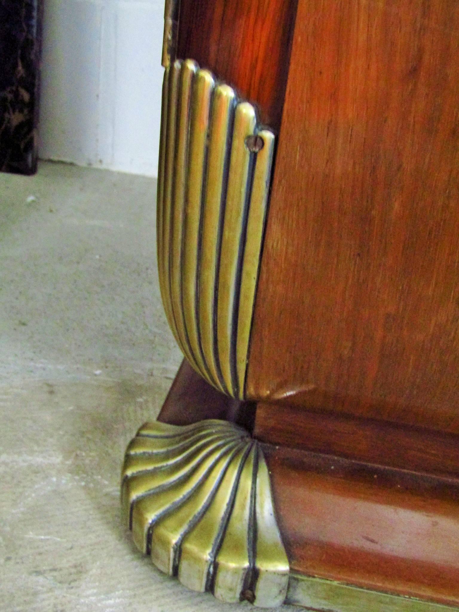 Rosewood Art Deco Showcase Sideboard, France, 1935 1