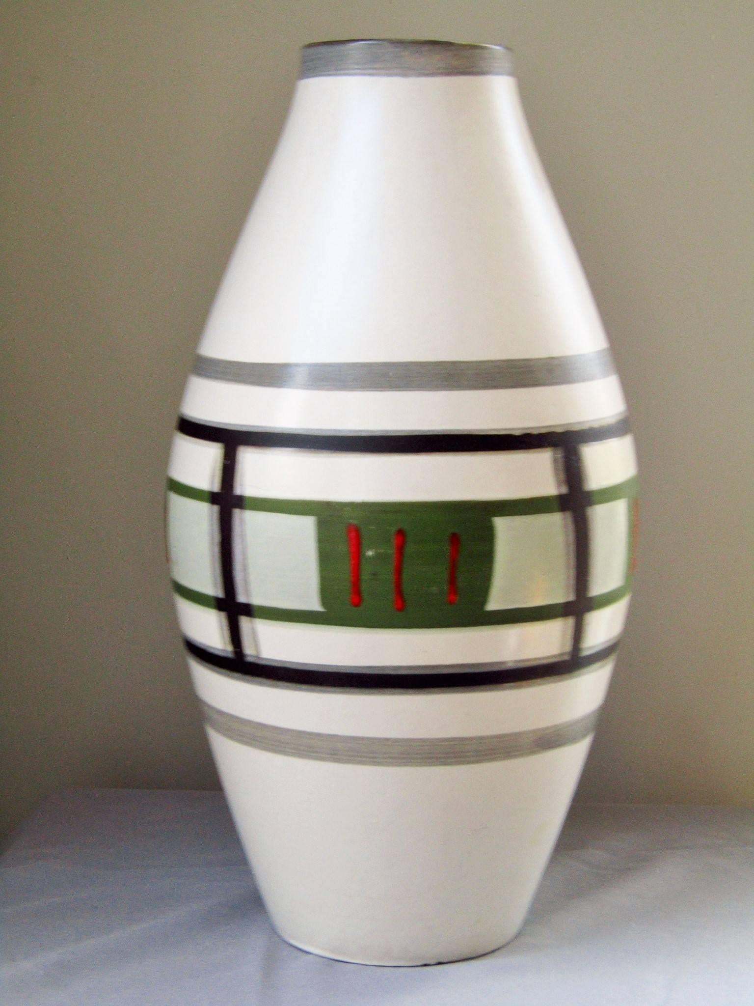 Mid-Century Modern German Midcentury Ceramic Vase Fat Lava, 1960