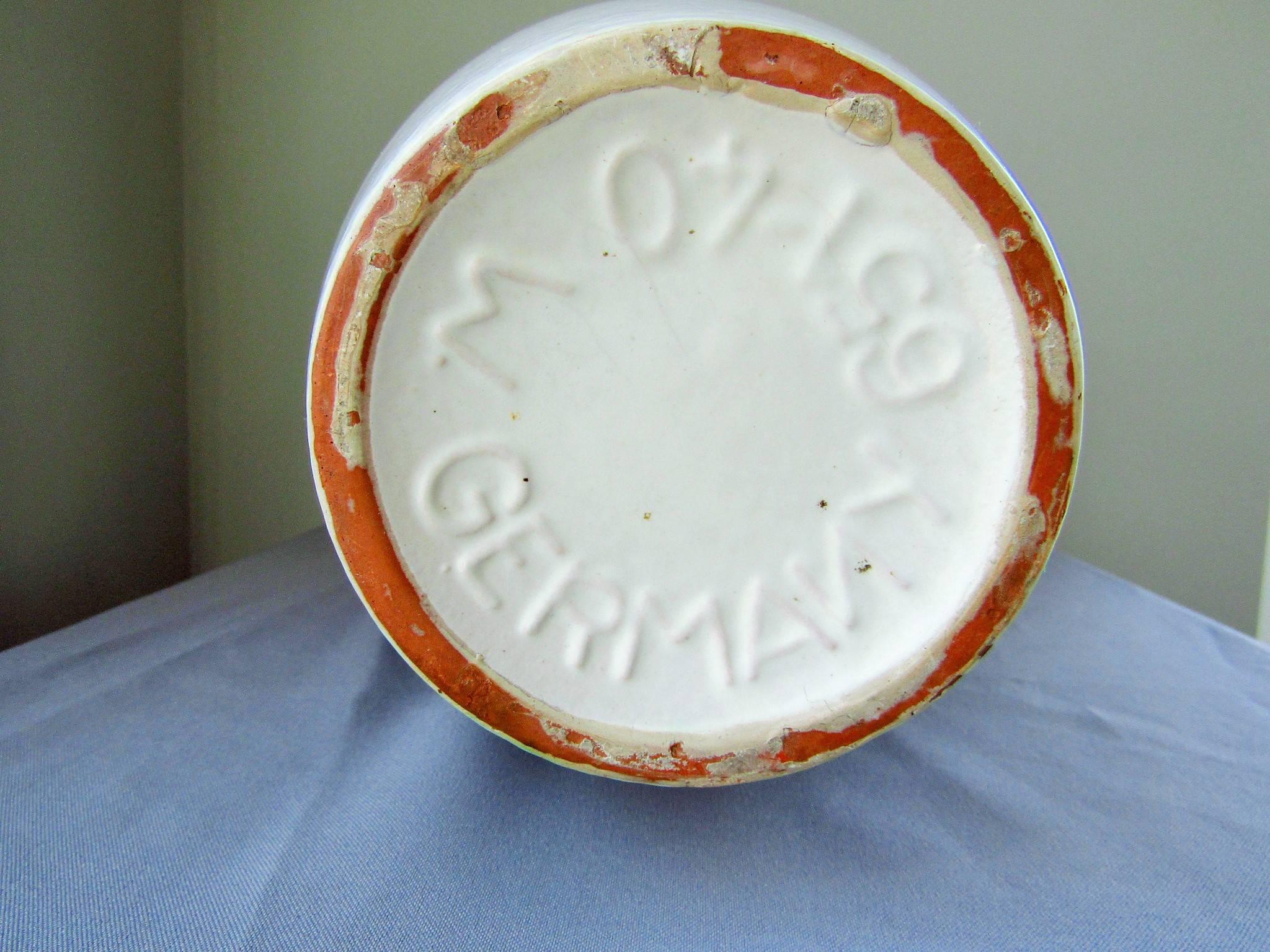 German Midcentury Ceramic Vase Fat Lava, 1960 1