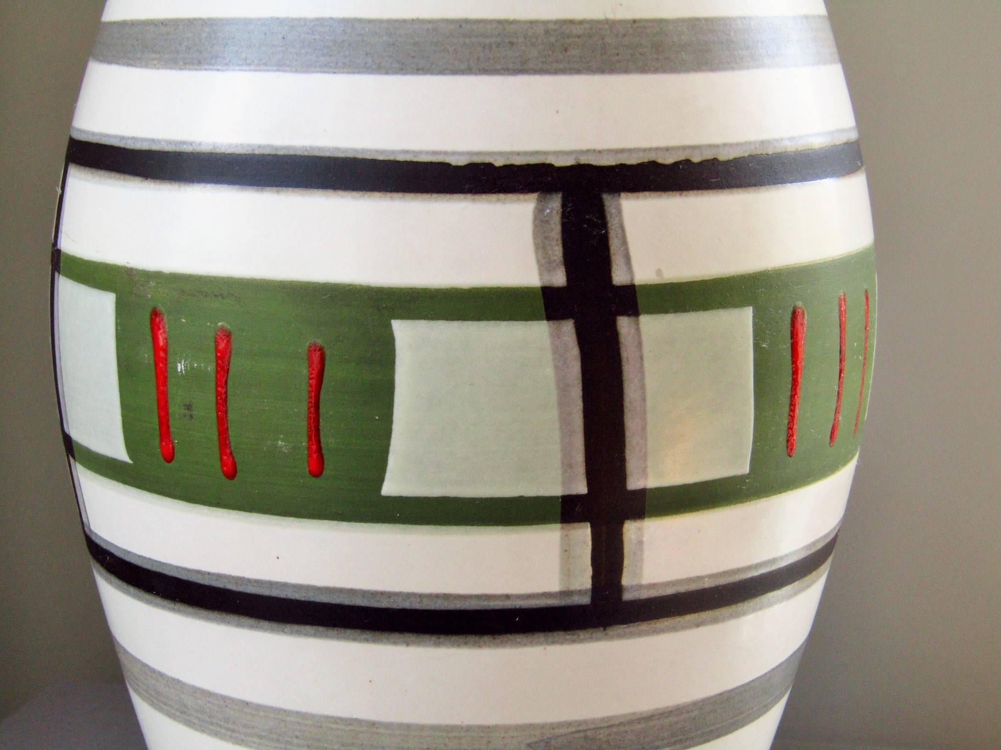 German Midcentury Ceramic Vase Fat Lava, 1960 3