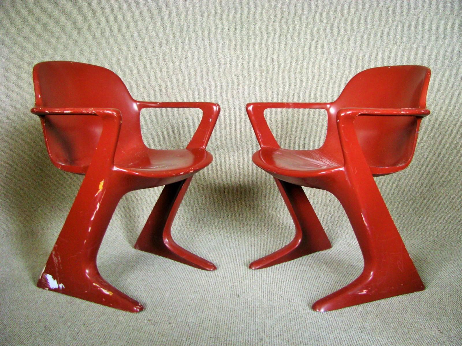 Deutscher Kangoroo-Stuhl aus der Mitte des Jahrhunderts von Ernst Moeckl, 1968 (Moderne der Mitte des Jahrhunderts) im Angebot