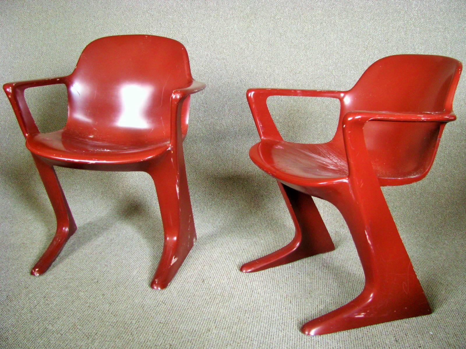 Mid-Century Modern Midcentury German Kangoroo Chair by Ernst Moeckl, 1968 For Sale