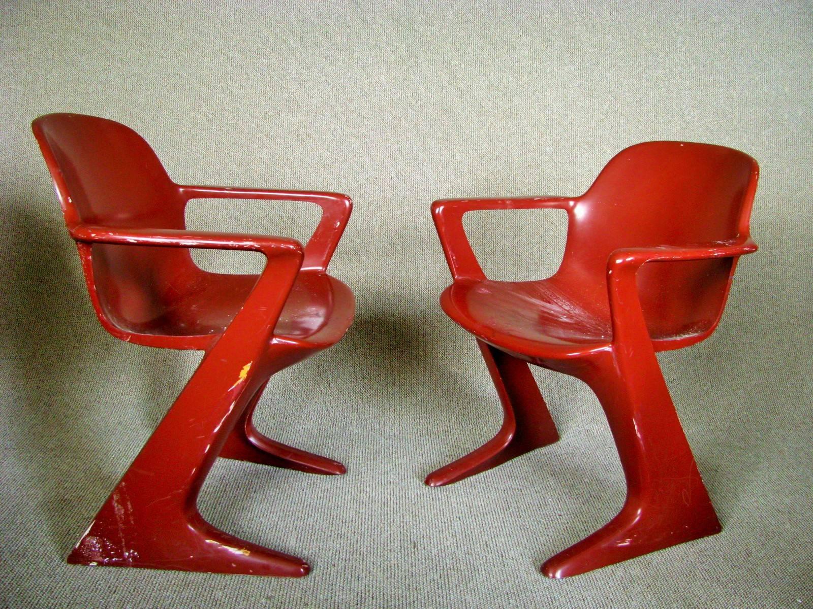 Fiberglass Midcentury German Kangoroo Chair by Ernst Moeckl, 1968 For Sale