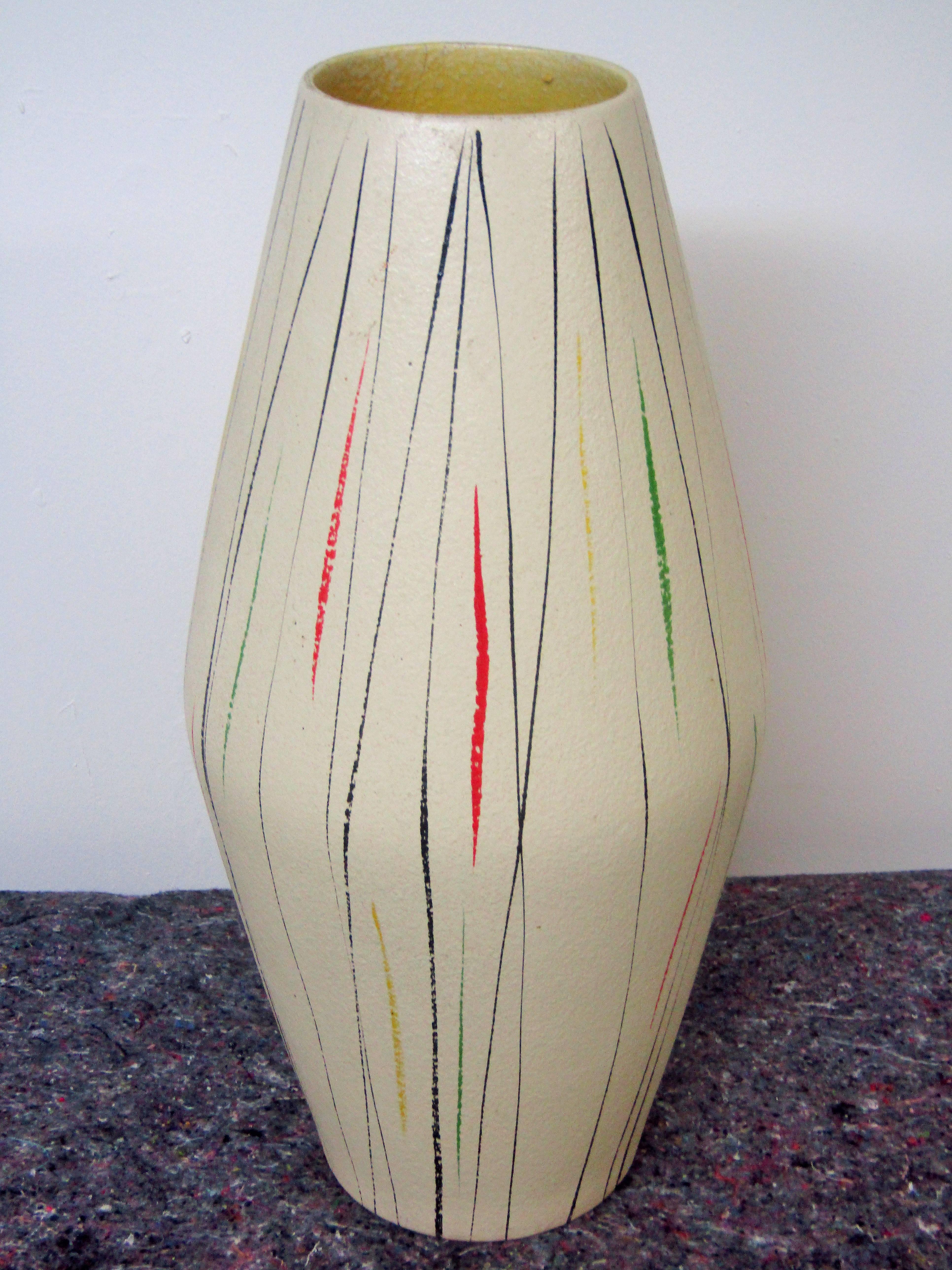Midcentury Scheurich Vase, Germany, 1950 In Good Condition In Saarbruecken, DE