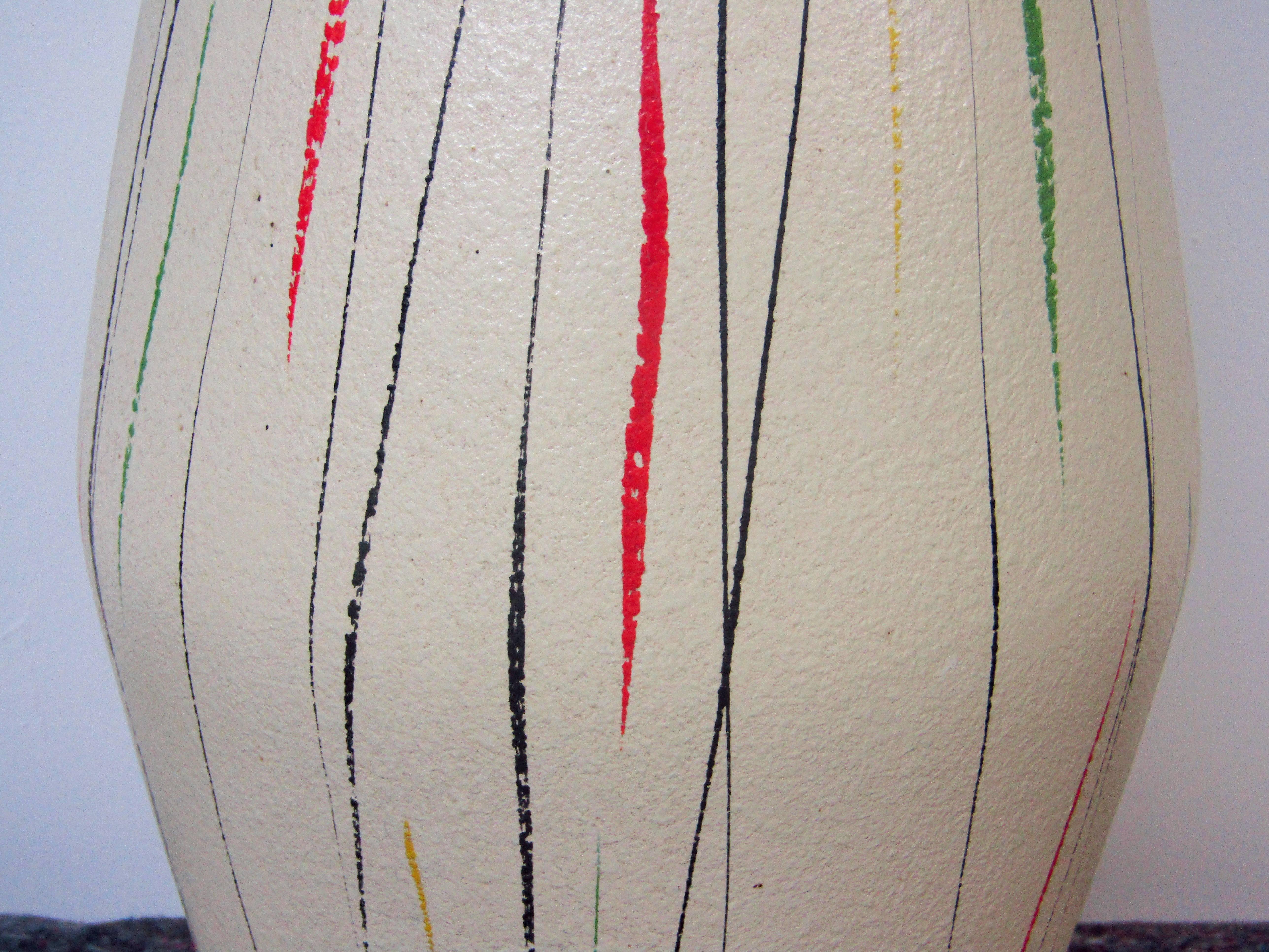 Ceramic Midcentury Scheurich Vase, Germany, 1950