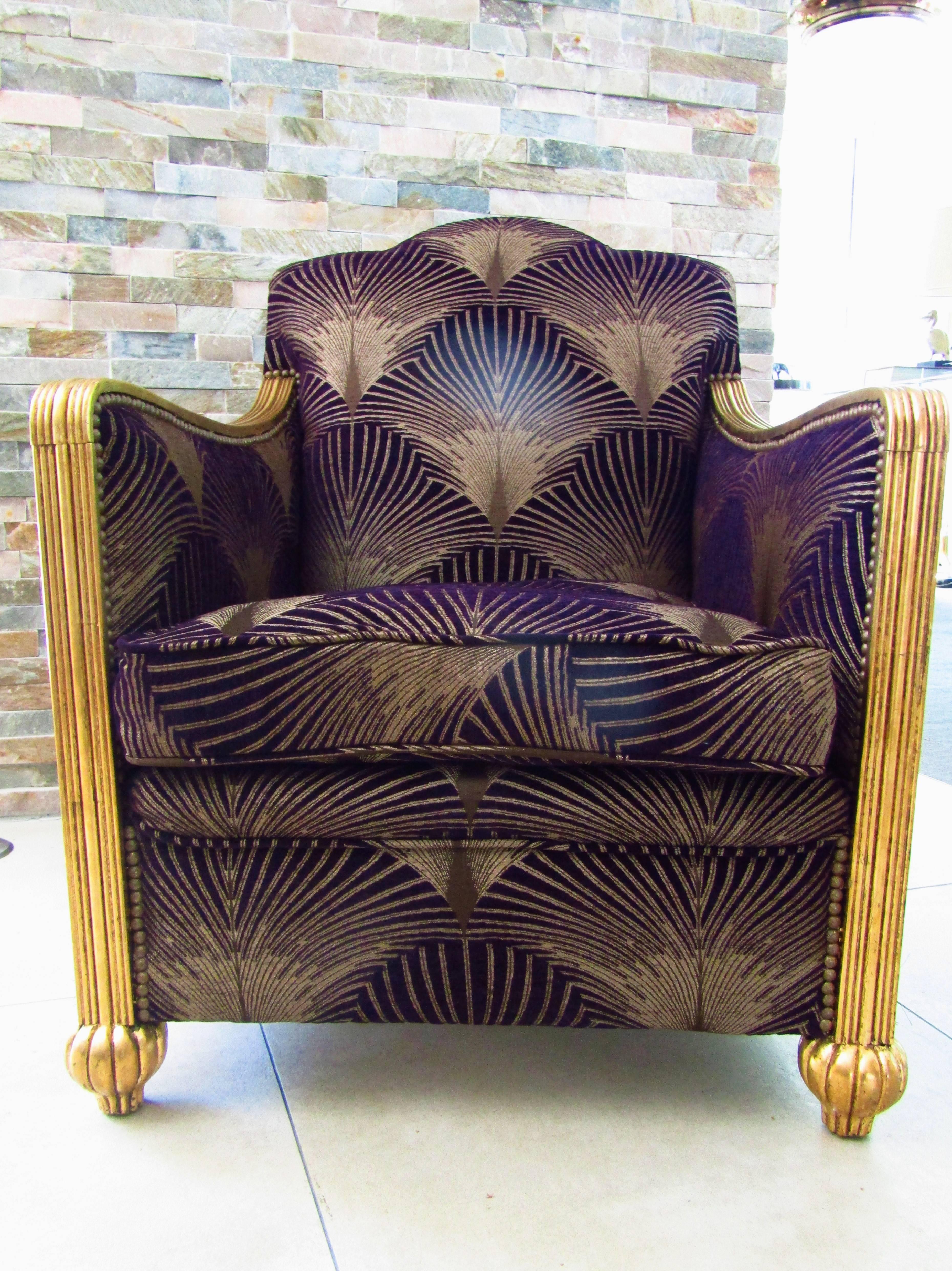 Art Deco Club Chair or Armchair, France, 1935 In Excellent Condition For Sale In Saarbruecken, DE