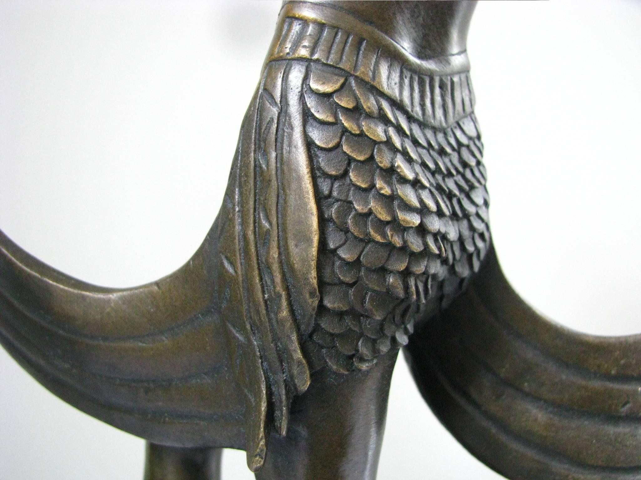 French Art Deco Bronze Sculpture by Fayral / Pierre Le Faguays