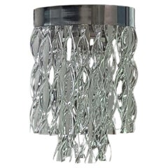 Lampadario in vetro di Murano di metà secolo di Mazzega Murano, Italia 1965
