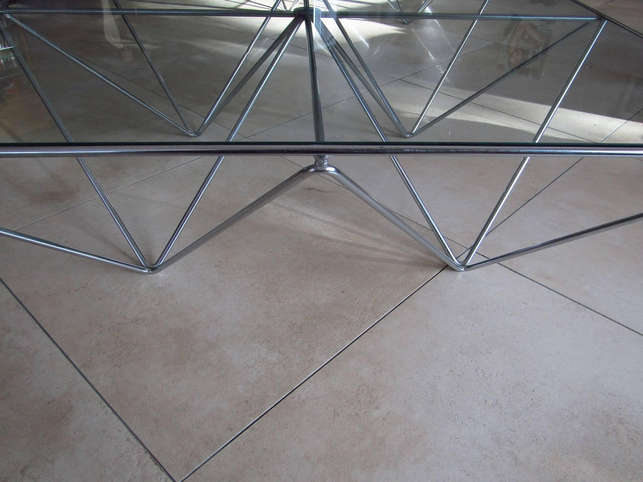 Italian Pair of Paolo Piva Alanda Side Coffee Tables Mid-Century, Italy