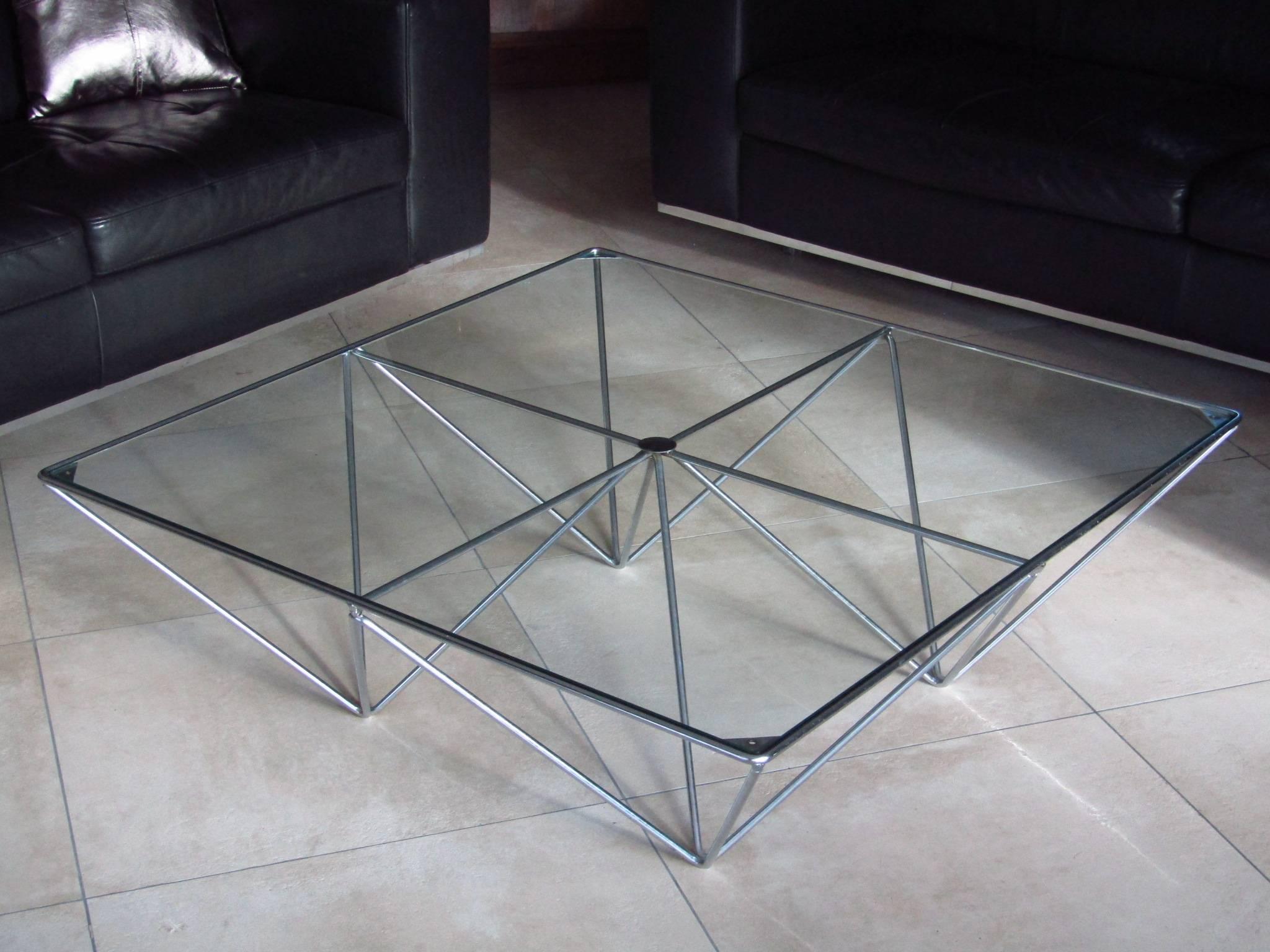 Pair of Paolo Piva Alanda Side Coffee Tables Mid-Century, Italy 2