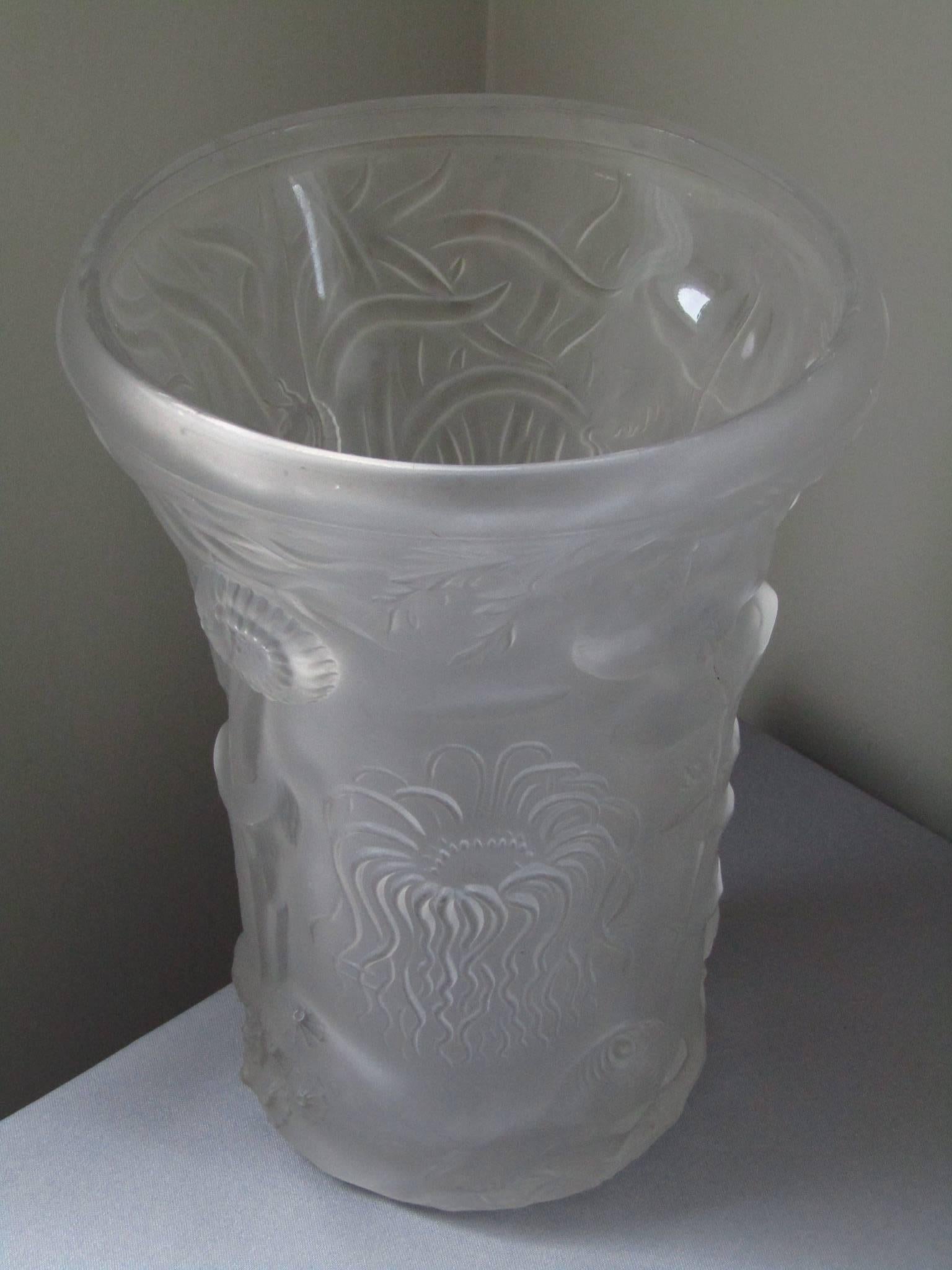 Czech Glass Vase 