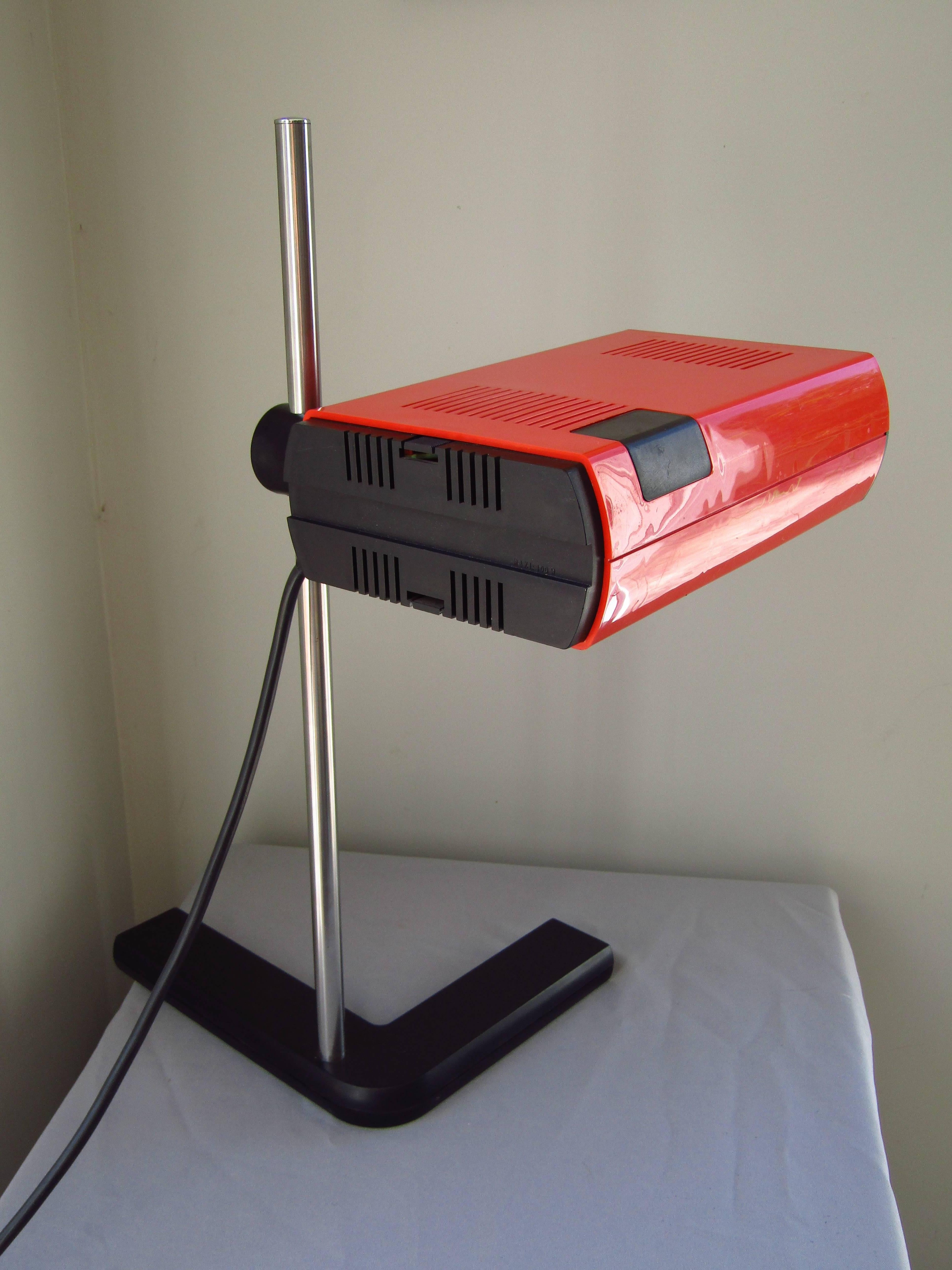 Late 20th Century Mid-Century Desk Lamp by J.R. Talopp, France, 1970
