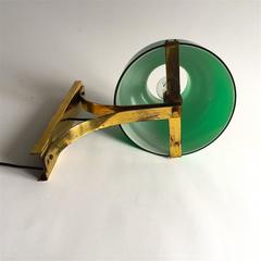 Miguel Milá Pair of Brass Wall Lamps Model Max Bill