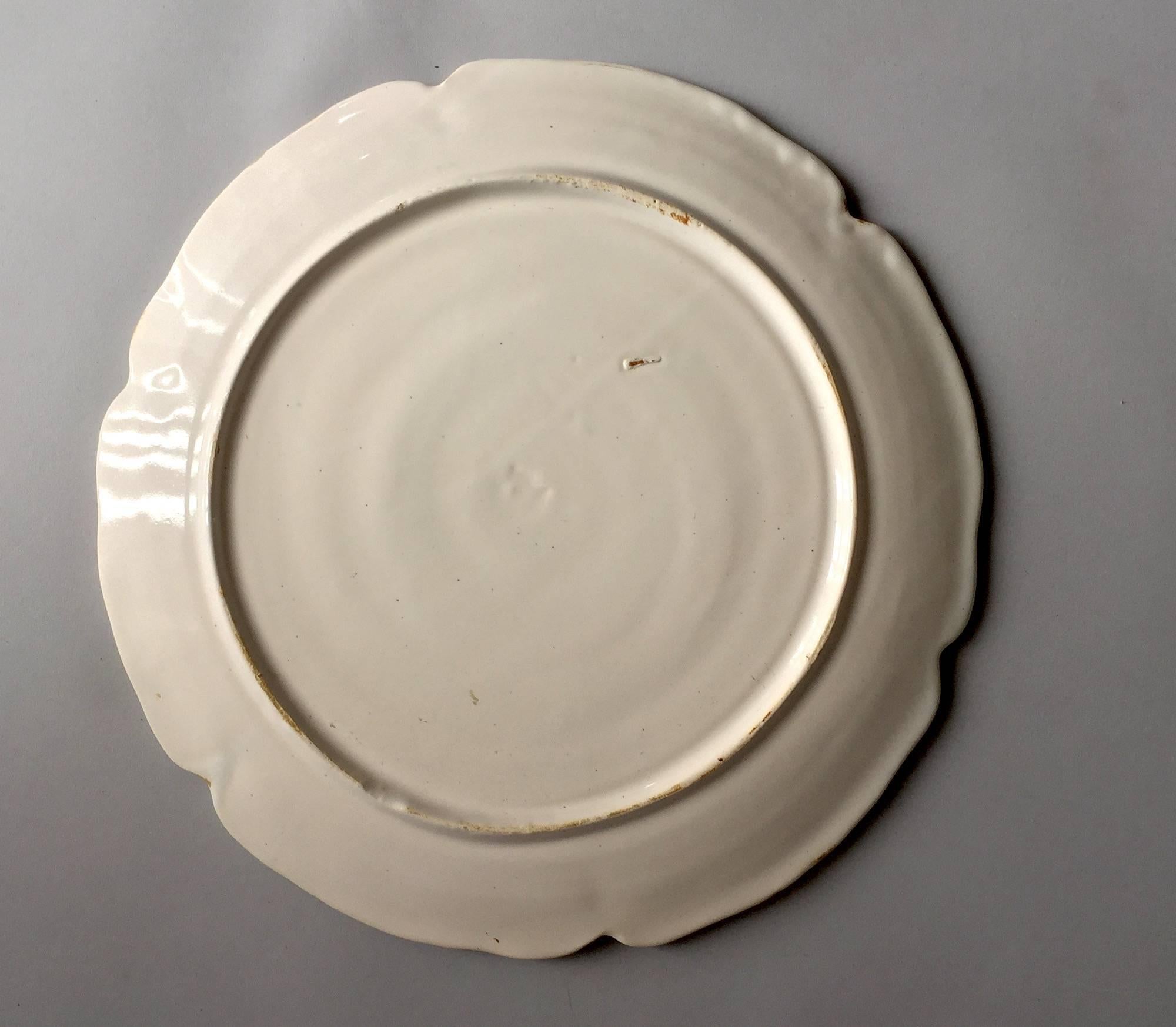 Stoneware Suzanne Ramie, Madoura, Large White Plate For Sale