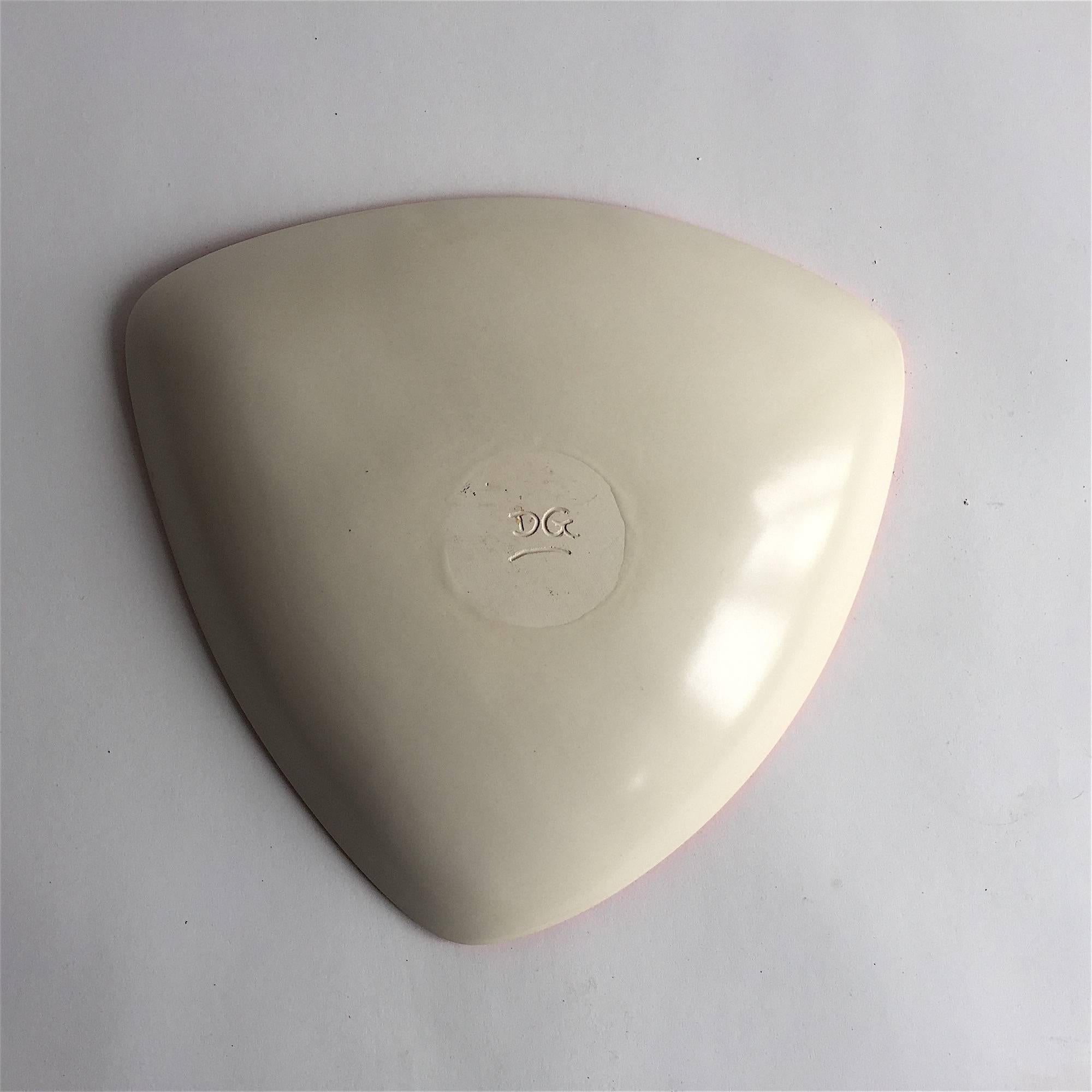 Ceramic Denise Gatard Larger Triangle Dish