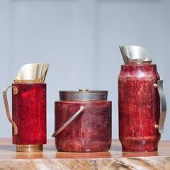 Aldo Tura Ice Bucket and Pitcher