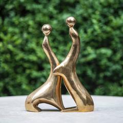 Golden Seal Dog Bookends