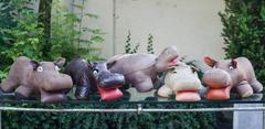 Leather Animals Germany 1970 in the Manner of Renate Müller
