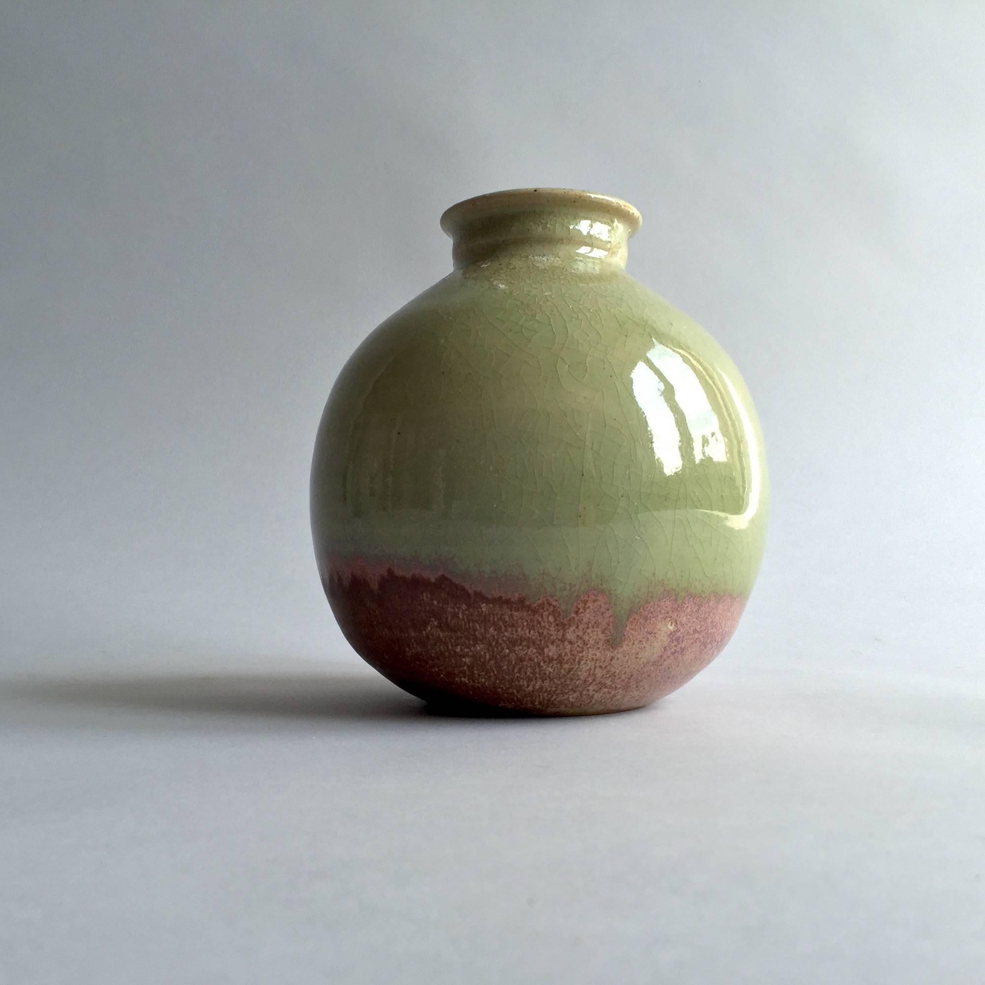 Modern Robert Sturm Vase Studio Ceramic Germany, Signed