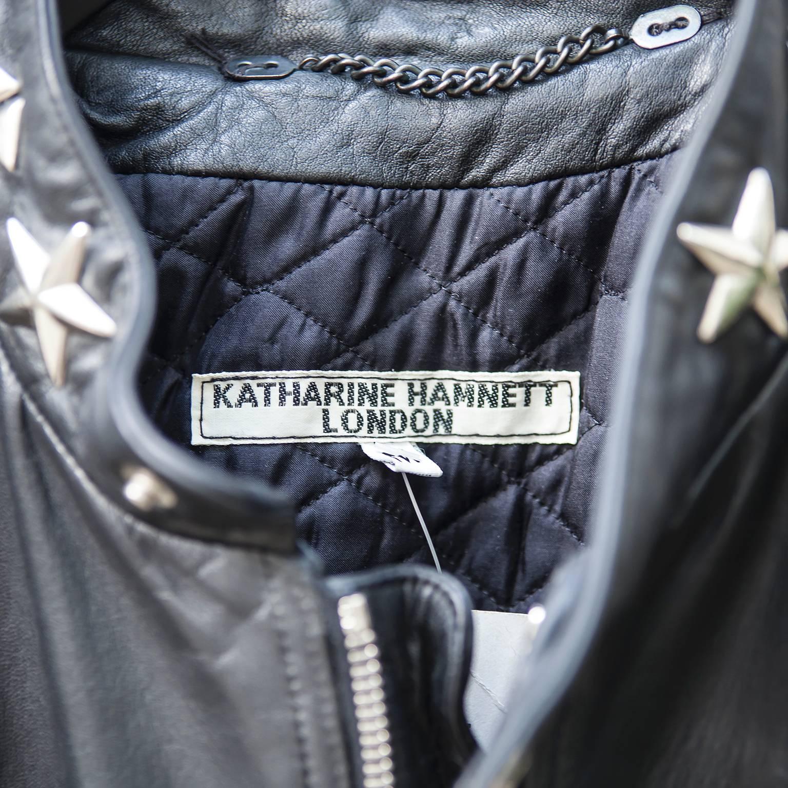 katharine hamnett leather jacket