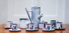 Vallauris Ceramic Tea Set France, 1960
