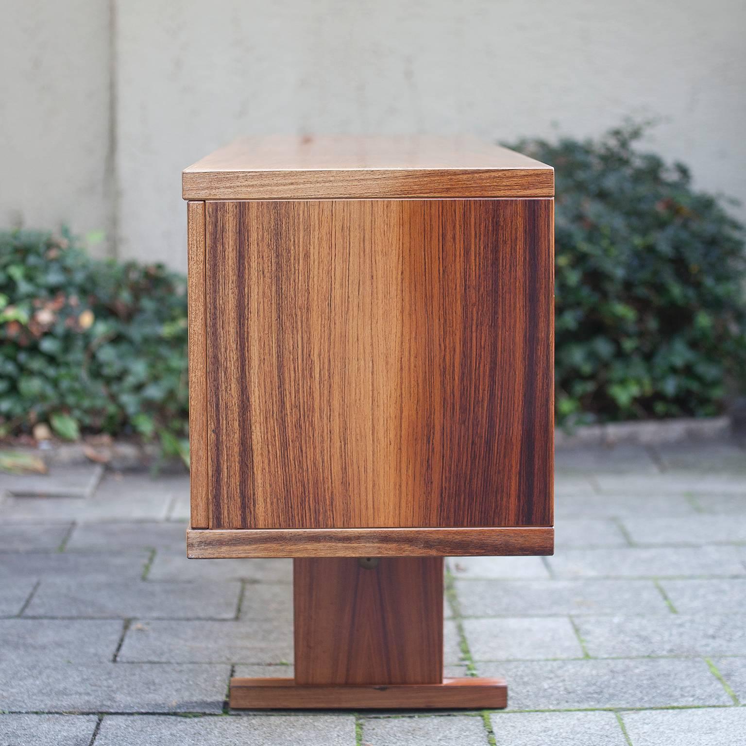 Late 20th Century Rosewood Sideboard with Ceramic Doors by Oxart Schweden, 1978