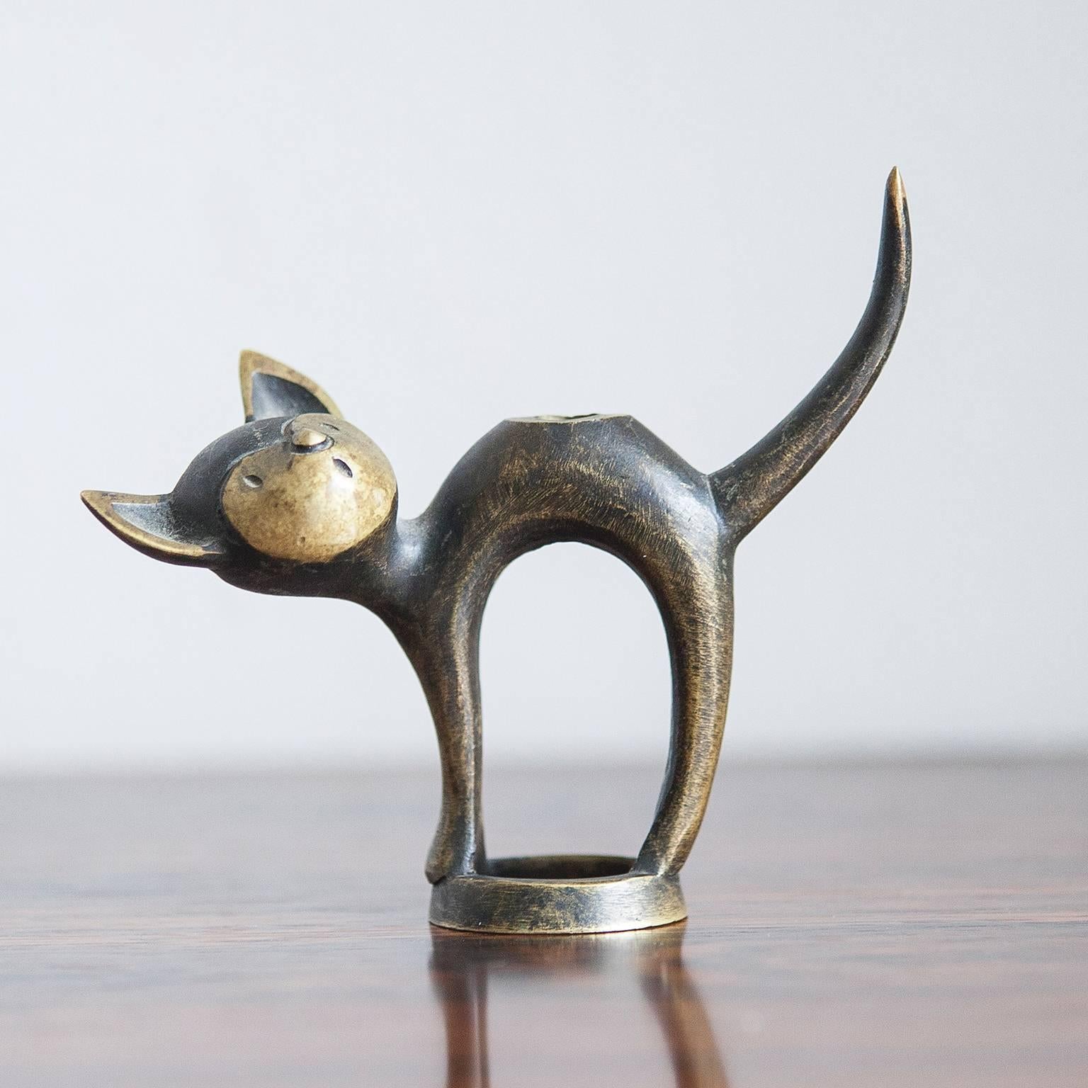 Brass Walter Bosse Animal Sculptures, Austria, 1950 For Sale