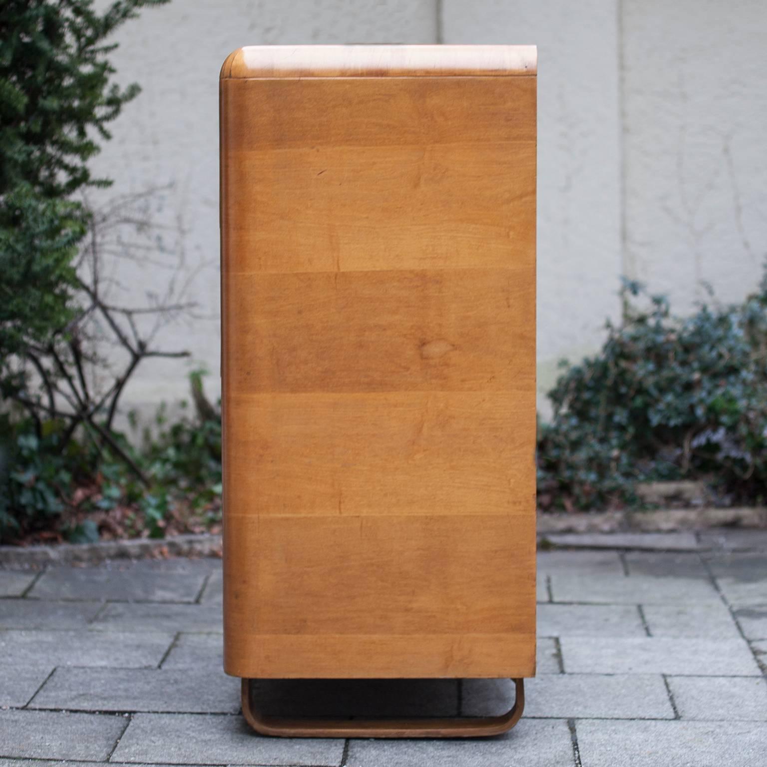 Seltene Plymodern-Kommode von Paul Goldman für Plycraft:: um 1946 (Moderne der Mitte des Jahrhunderts)