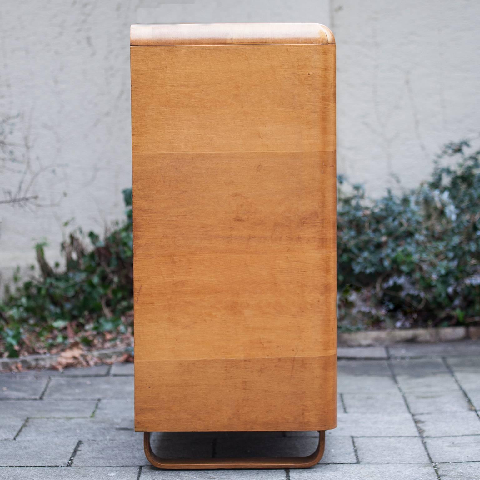 American Rare Plymodern Dresser by Paul Goldman for Plycraft, circa 1946