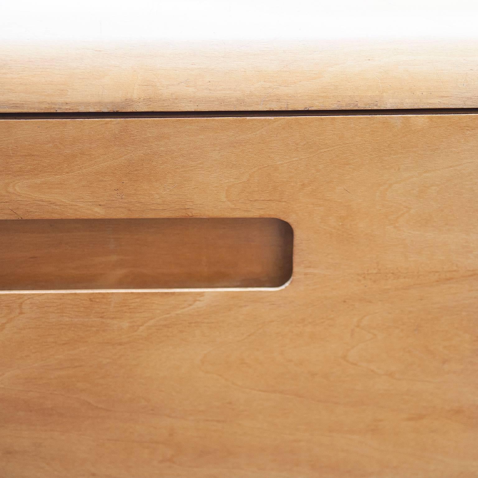 Seltene Plymodern-Kommode von Paul Goldman für Plycraft:: um 1946 (Birke)