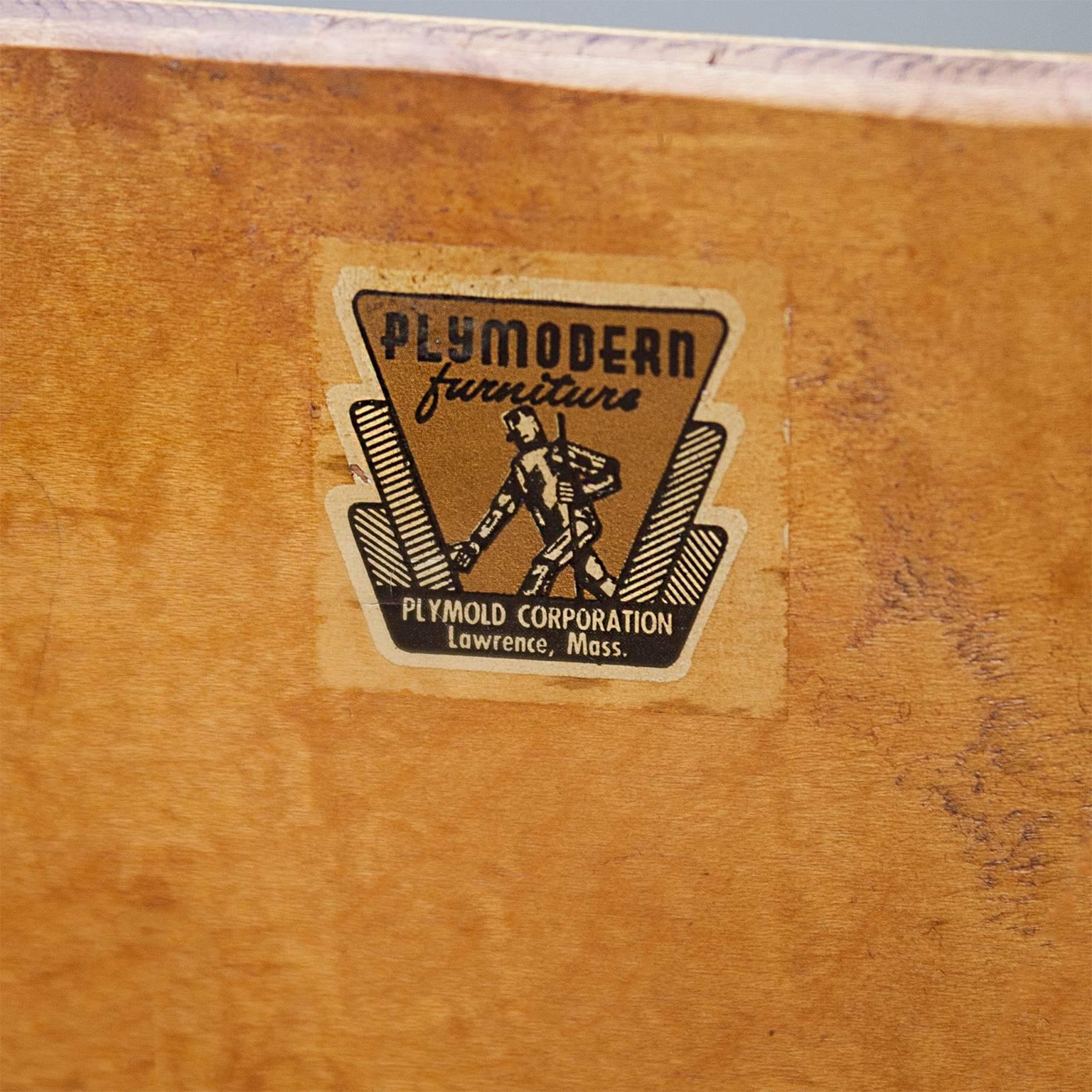 Rare Plymodern Dresser by Paul Goldman for Plycraft, circa 1946 In Good Condition In Munich, DE