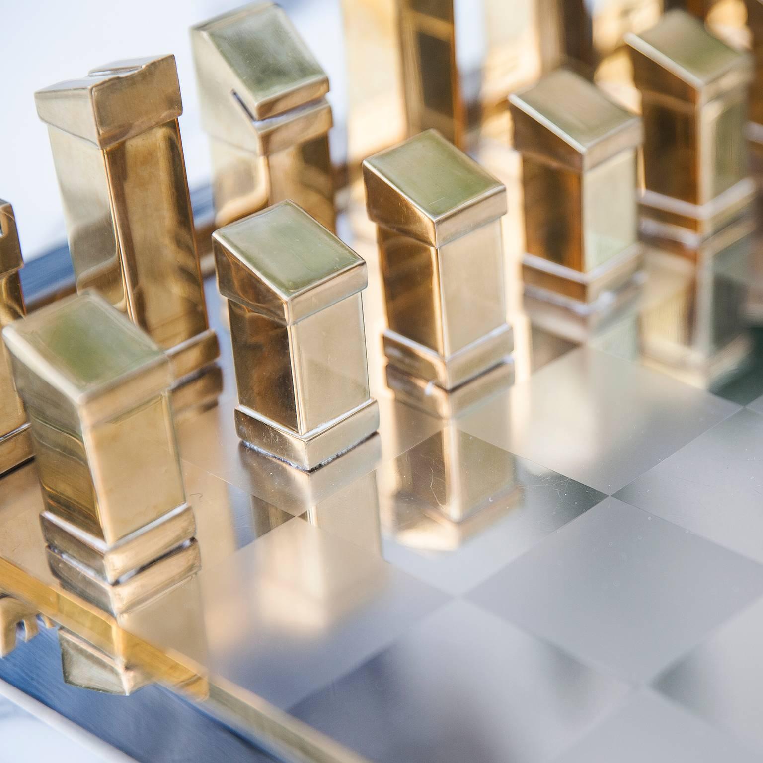 Late 20th Century Luxury Romeo Rega Chess Set