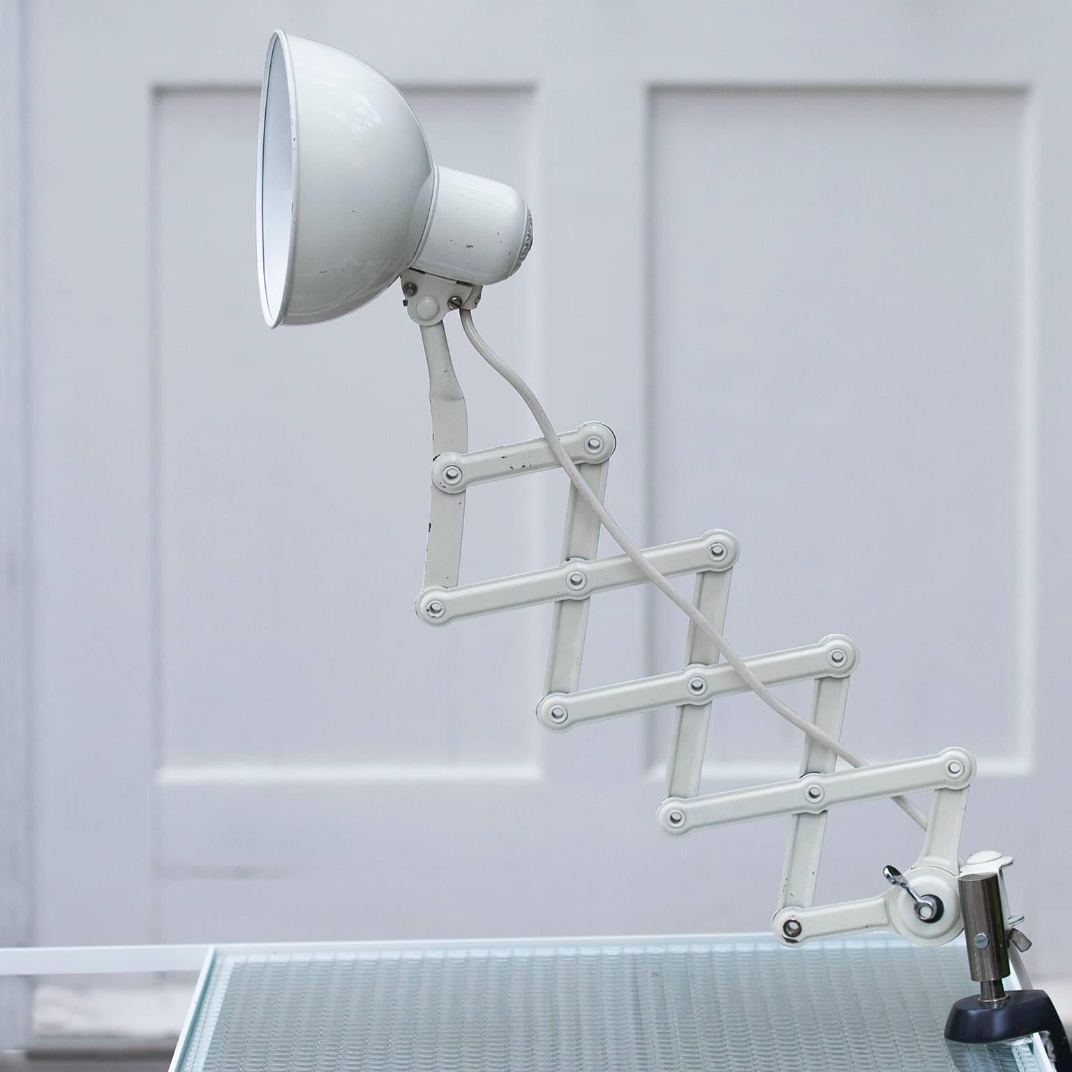 Bauhaus Scissors Lamp by Christian Dell for Kaiser, Set of Ten For Sale