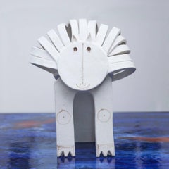 Bruno Gambone Lion Ceramic Sculpture Huge Version