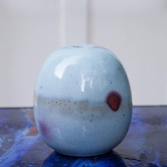 Horst Kerstan Art Pottery Ceramic Vase Light Blue