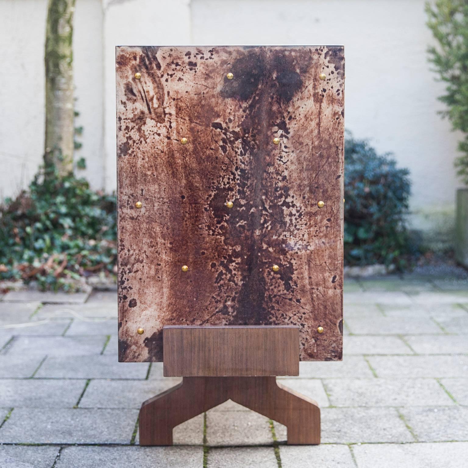 Fabulous Aldo Tura Brown Goatskin Sideboard In Excellent Condition For Sale In Munich, DE