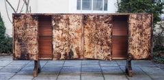Fabulous Aldo Tura Brown Goatskin Sideboard